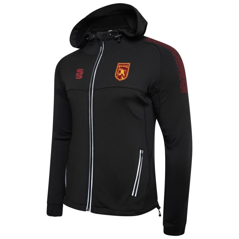 Alnwick Bears Dual Full Zip Hoody : Black