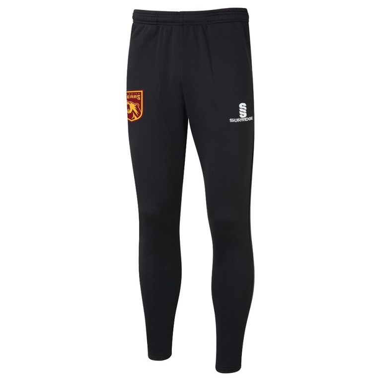 Alnwick Bears Tek Slim Training Pants : Black